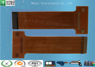 流しの金2mmピッチFPCの適用範囲が広いプリント回路、シルクスクリーンの屈曲のサーキット ボードのコネクター